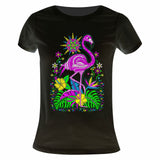 Flamenco  dama playera Moda Impresa Hilo Bordado