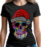 Calavera Santa dama Playera Moda Impresa Hilo Bordado