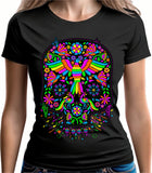 Calavera Otomí Camiseta fluorescente Kutusos