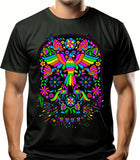 Calavera Otomí Camiseta fluorescente Kutusos