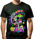 XXL Catrina playera Moda Impresa Hilo Bordado