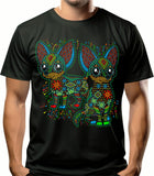 Chihuahua Twins Huichol Camiseta  fluorescente Kutusos