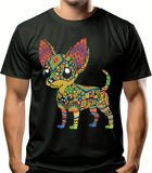 XXL Chihuahua playera Moda Impresa Hilo Bordado
