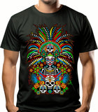 XXL Micte Diosa playera Moda Impresa Hilo Bordado
