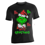Grinch Playera Moda Fluorescente luz negra