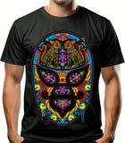 XXL Máscara luchador Jaguar playera Moda Impresa Hilo Bordado