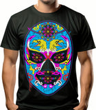 XXL Máscara luchador Águila playera Moda Impresa Hilo Bordado