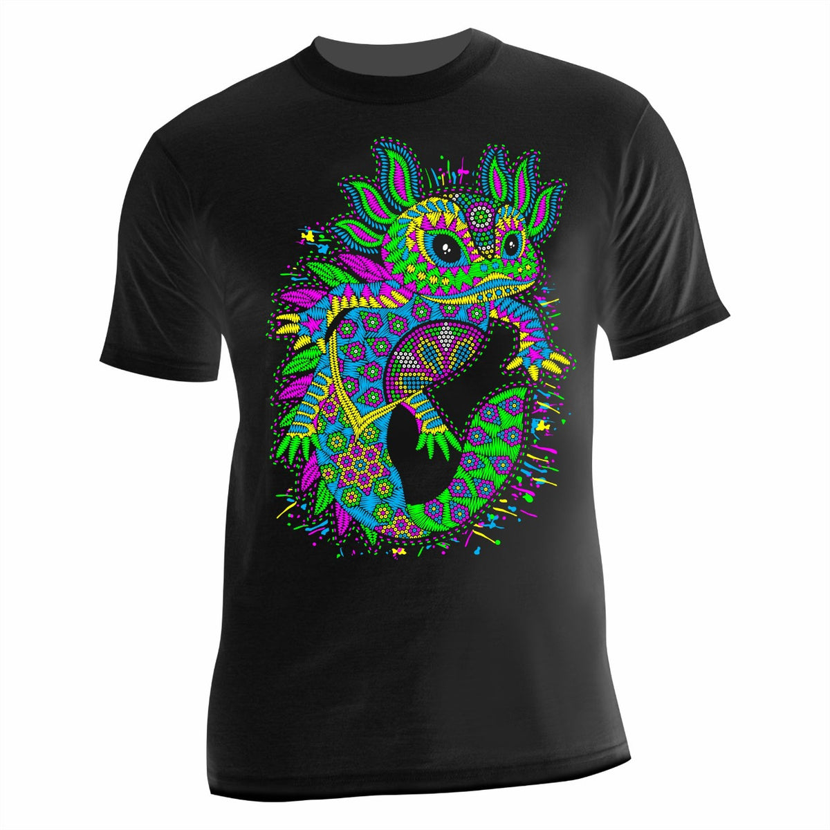 Ajolote Camiseta fluorescente Kutusos