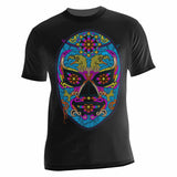XXL Máscara luchador Águila playera Moda Impresa Hilo Bordado