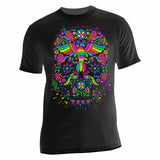 Calavera Otomí Camiseta fluorescente Kutusos