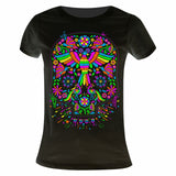 Calavera Otomí Camiseta fluorescente Kutusos