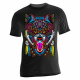 XXL Lobo playera Moda Impresa Hilo Bordado
