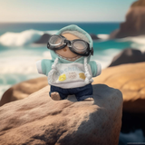 Labubu playa hoody azul: Kit De Ropa Y Accesorios Para Muñecas