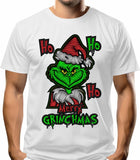 Grinch Playera Moda Fluorescente luz negra