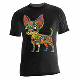 Chihuahua Huichol Camiseta fluorescente Kutusos