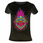 Corazón Camiseta dama fluorescente Kutusos